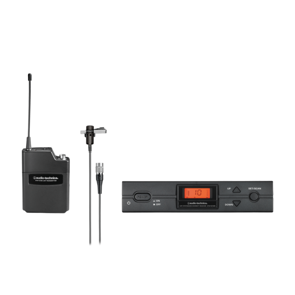 ATW-2129CI AUDIO-TECHNICA ATW-2129B WIRELESS LAPEL MICROPHONE SYSTEM (BAND I: 487.125 TO 506.500 MHZ)